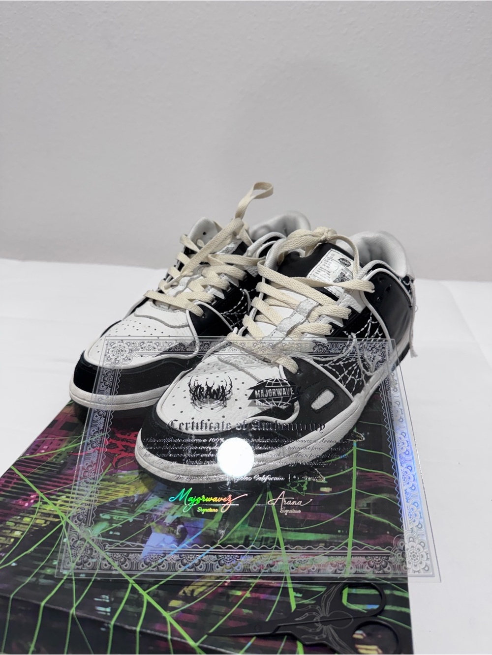 Black and White Men’s Sneakers - Classic Two-Tone Style